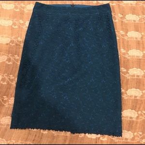Talbots Lace Pencil Skirt